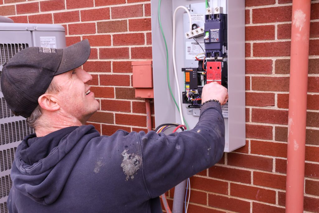 Licensed electrician performing Residential Electric Repairs & Troubleshooting, conducting thorough electrical safety inspections, and providing expert fault diagnosis and troubleshooting on home wiring.