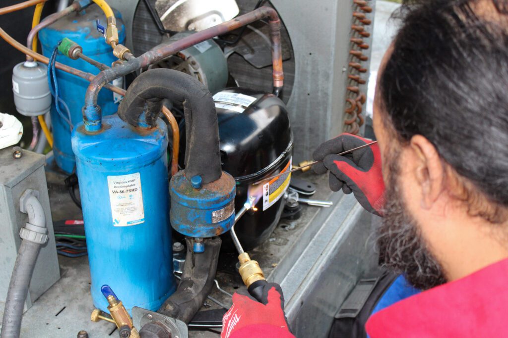 HVAC installations and replacements with advanced tools, supported by commercial HVAC maintenance, preventative maintenance programs, complex HVAC motor controls, and expert repair services to ensure long-term efficiency and reliability.